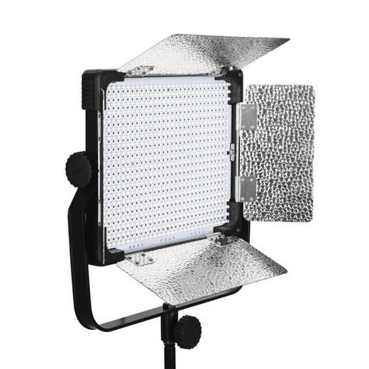 永诺 YN6000摄像灯 LED摄影灯常亮补光灯演播室直播柔光灯 配电源适配器 5500K 单色 商品图1