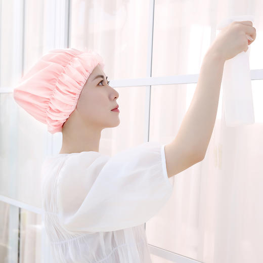 FaSoLa防水浴帽成人女款淋浴沐浴厨房防油烟发帽加厚洗头帽洗澡帽 商品图3