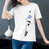 TZFFS新款韩版时尚气质宽松印花短袖T恤TZF 商品缩略图3