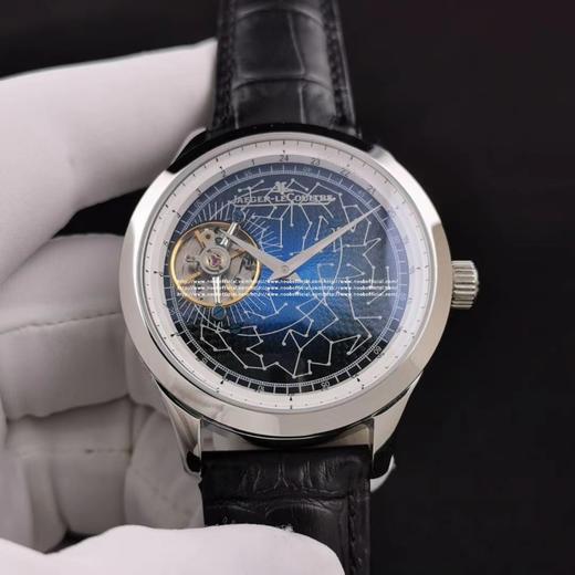 【JB轨道飞轮】积家大师系列轨道陀飞轮腕表，和原装一样的轨道陀飞轮飞行功能表盘（飞轮每小时围绕表盘轴心公转一周），参考原装机芯自主研发的手动上链机械机芯，44mm直径，超长60小时续航，稳定可靠，纯3 商品图3