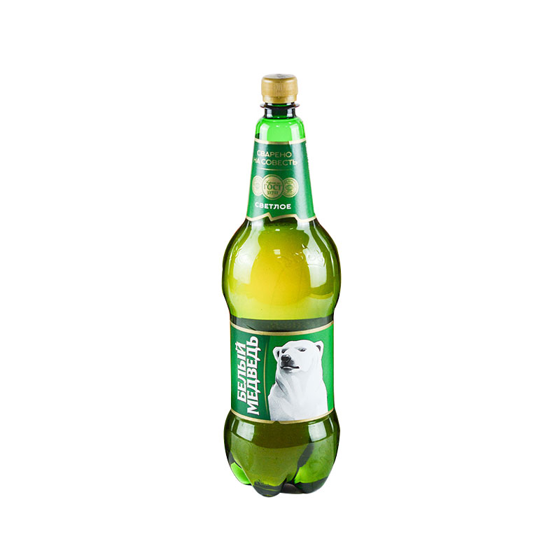 俄罗斯进口大白熊啤酒1.5L（8A）