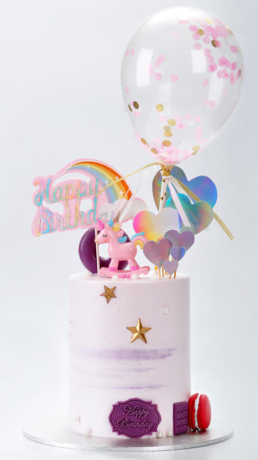 Couleur Violet 梦幻木马乳酪霜生日蛋糕【特高款】粉 商品图2