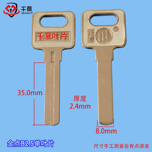 金点B2.5单叶片 商品图0