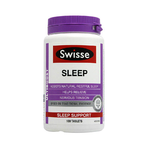 【保税】澳洲Swisse 睡眠片 缬草片 自然植物帮助睡眠无褪黑素 100片 原装进口 商品图0