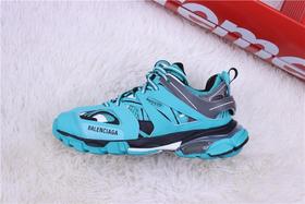 巴黎世家3代系列】巴黎世家/Balenciaga 巴黎世家3.0老爹鞋 湖蓝灰