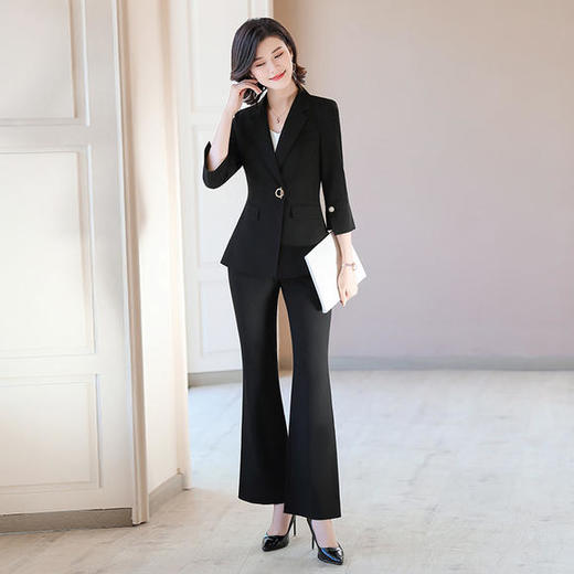ZY-9898新款高端名媛洋气职业装两件套 商品图3