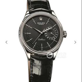 MKS劳li士切利尼系列50515 【尺寸】:39*12mm 【机芯】:ROLEX3165专用机芯，大三针带小秒日历功能 【表壳】：进口316L精钢 电镀厚金+抗氧化保护