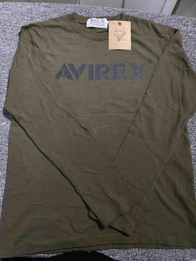 军潮！Avirex 美军官方供货商！长袖T恤！标全！保真！吊牌只有一件有，不强求