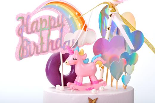 Couleur Violet 梦幻木马乳酪霜生日蛋糕【特高款】粉 商品图3