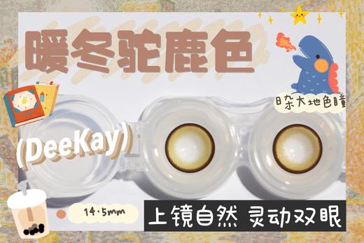 「高端美瞳 」」DK G349 G350 14.5大直径狗狗眼 年抛 含硅水凝胶 巧色 灰色 商品图1