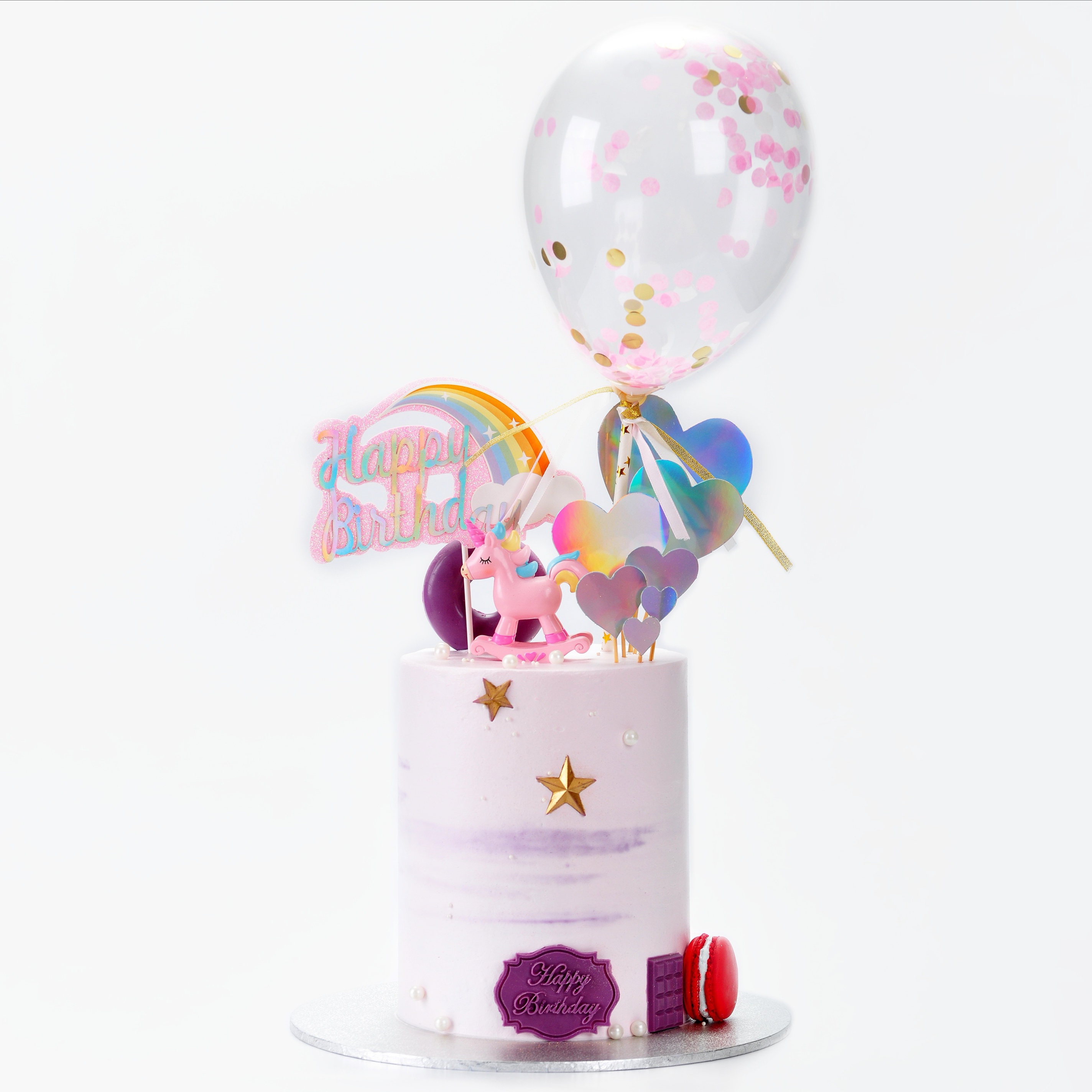 Couleur Violet 梦幻木马乳酪霜生日蛋糕【特高款】粉