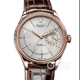 GM劳li士切利尼系列m50515-0008。39毫米直径，3165克隆机芯，蓝宝石镜面，鳄鱼皮表带，男士腕表，密底，自动机械机芯 商品图0