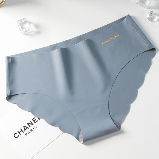 【无痕无菌冰丝内裤3条】一片式纯棉裆中低腰 速干轻盈消菌内裤女 商品图4