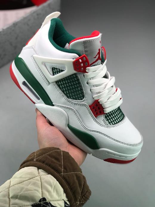 Air Jordan 4 Retro NRG " Do the Right Thing "  AJ4乔4 白绿配色 男子篮球鞋 官方货号：AQ3816-163尺码：40-46 商品图0
