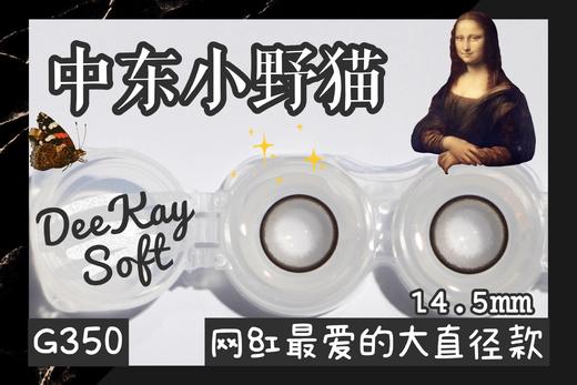 「高端美瞳 」」DK G349 G350 14.5大直径狗狗眼 年抛 含硅水凝胶 巧色 灰色 商品图2