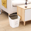 【干湿分离，垃圾分类】垃圾桶家居用北欧日系敞口纸篓桶客厅卧室厨房间厕所卫生办公室宿舍双隔层加厚塑料筒 商品缩略图2
