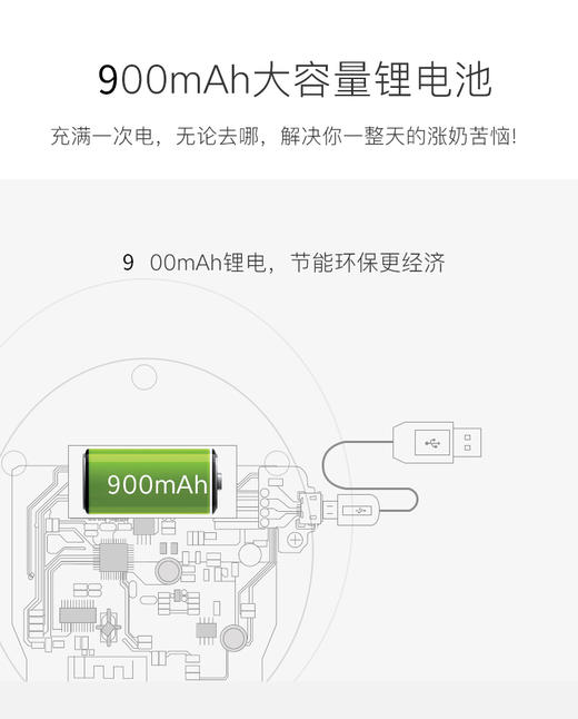 新贝 电动吸奶器产后吸乳静音锂电池款  8762JPY带授权招加盟代理 商品图7