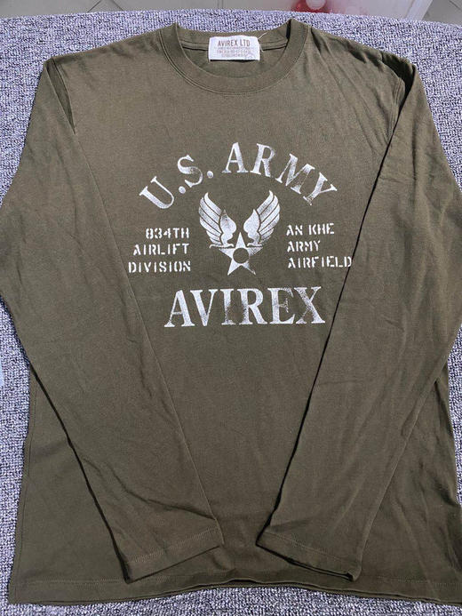 军潮！Avirex美军官方供应商！越战空骑兵主题！长袖T恤！标全！正版保真！ 商品图10