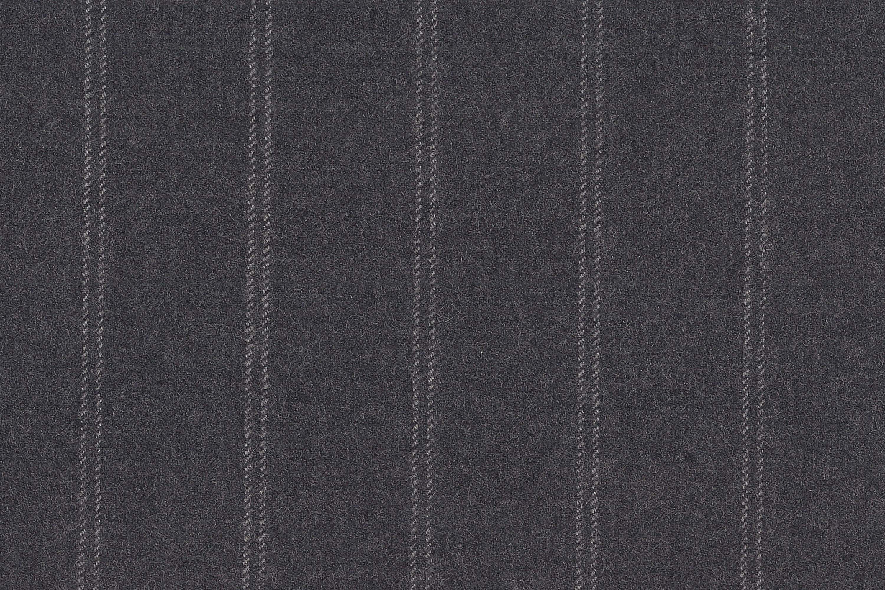 WT67595-201 纯毛高支绒面花呢 【蓝色 条纹 斜纹 W100】(902)