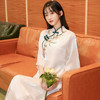 XYFFS9808新款中国风优雅气质修身立领刺绣连衣裙TZF 商品缩略图0