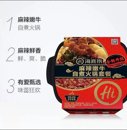 海底捞麻辣嫩牛自煮火锅435g 商品图1