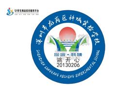 定制深圳市龙岗区科城实验学校校徽定做礼服姓名贴熨烫缝制包邮51