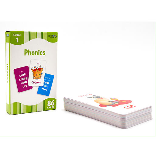 自然拼读儿童闪卡 英文原版 Flash Kids Phonics Flash Cards 英语单词学习卡片 英文启蒙高Q效闪卡 英文版原版 商品图1