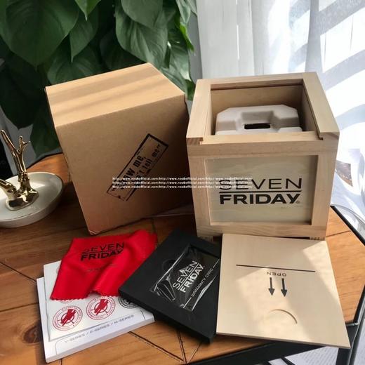 Sevenfriday 型号P3/06，独具匠心的船木甲板风格木质动态环，充满海风气息，海锚形状的时间标识与罗盘形状的表盘设计，细节之处彰显航海元素。47*47mm表径，科技木壳圈，材质工艺创意真心让 商品图0