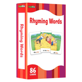 押韵词闪卡 英文原版 Flash Kids Rhyming Words Flash Cards 英语单词学习卡片 英文启蒙高Q效闪卡 进口正版英文版
