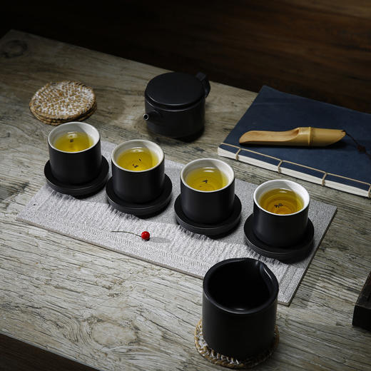 永平小茶壶亚黑10头茶具套装 商品图0