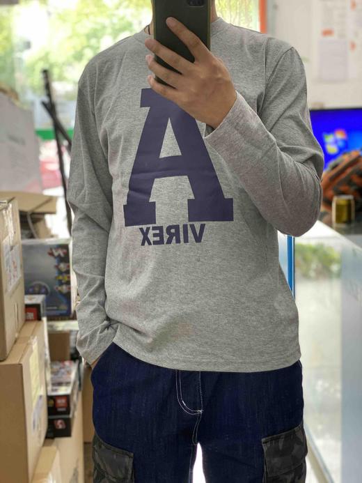 军潮！Avirex简约大A长袖T恤！单穿打底都是极好的！正品保真 商品图8