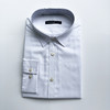 Marco Azzali 白色隐格长袖衬衫 C3614300 商品缩略图0