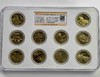 世界文化遗产纪念币套币（一套10枚） 封装评级 商品缩略图0