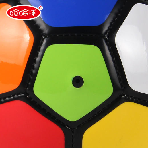 哈哈球 2号七彩儿童足球PVC皮球 幼儿园宝宝户外草地玩耍球送球针 商品图5