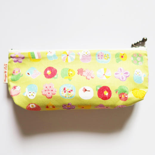 HUJI祤集笔袋风の花鹦鹉与果子 商品图2