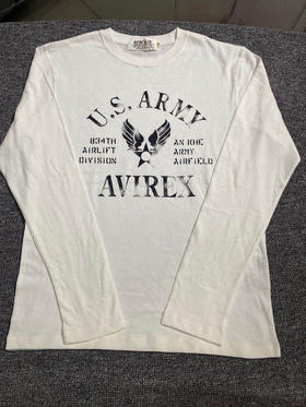 军潮！Avirex美军官方供应商！越战空骑兵主题！长袖T恤！标全！正版保真！