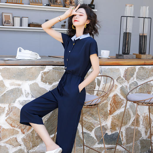 WZNH-MS981新品时尚潮流七分连衣裤 商品图0