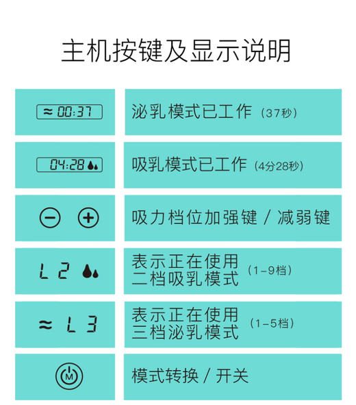 新贝便携式电动吸奶器XB-8712升级款XB-8713静音拔奶器自动按摩JPY带授权招加盟代理 商品图7