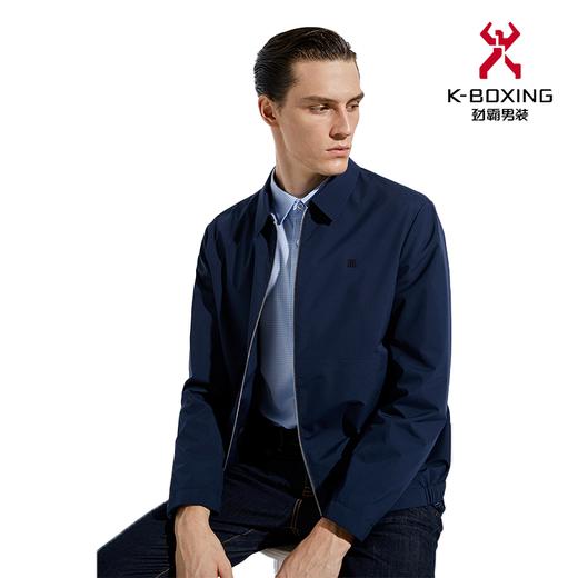 劲霸男装2020春短版茄克bkdc1314l01深兰l01