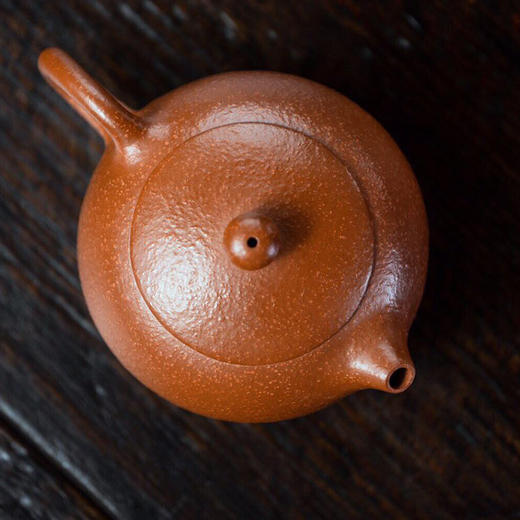 青山精选宜兴正宗原矿梨皮朱泥西施手工紫砂壶qy