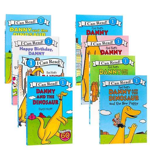 【8册】英文原版绘本I Can Read Danny and the Dinosaur 恐龙系列 汪培珽1一阶段 儿童启蒙阅读图画故事书 商品图0
