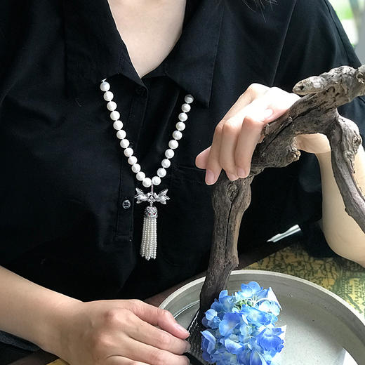 教堂白鸽珍珠吊坠\胸针【现货不含珠链】 商品图2