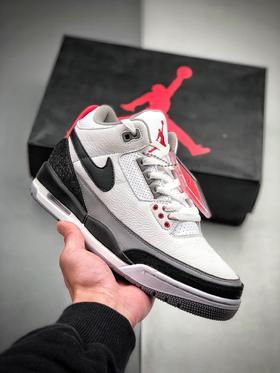 Air Jordan 3 Retro NRG"Tinker "迈克尔·乔丹AJ3 初代中帮复古休闲运动文化篮球鞋“手稿白水泥钩子 ” 货号：AQ3835-160