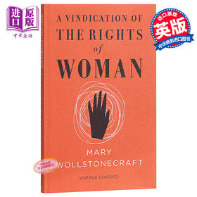 预售 【中商原版】沃斯通克拉夫特：为女权辩护（女性主义经典短篇）英文原版 A Vindication of the Rights of Woman / Mary Wollstonecraft