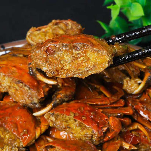 d60六月黄香辣切蟹500g2盒请单独拍下