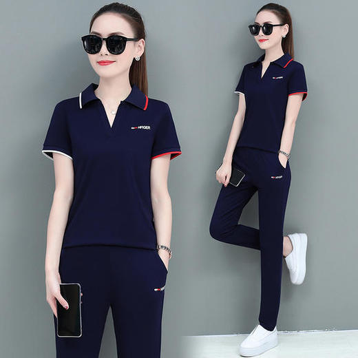 SP-1706512夏季新款时尚气质休闲运动套装 商品图2