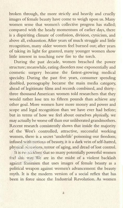 【中商原版】The Beauty Myth (Vintage Feminism Short Edition) 英文原版 纳奥米·沃尔夫：美貌神话（女性主义经典短篇）Naomi Wolf 商品图5