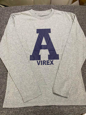 军潮！Avirex简约大A长袖T恤！单穿打底都是极好的！正品保真
