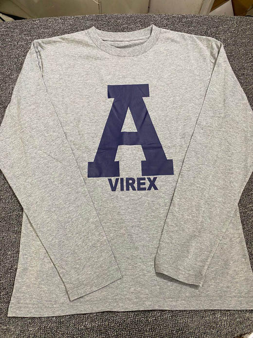 军潮！Avirex简约大A长袖T恤！单穿打底都是极好的！正品保真 商品图0