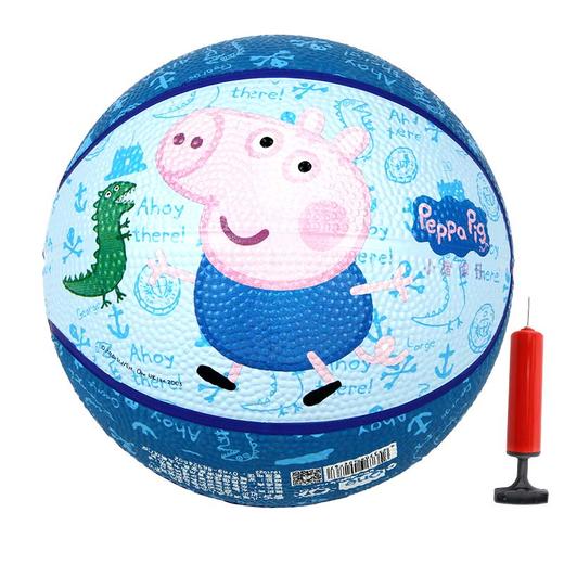 哈哈球小猪佩奇2号篮球儿童玩具 幼儿园亲子户外运动拍拍小皮球 商品图0